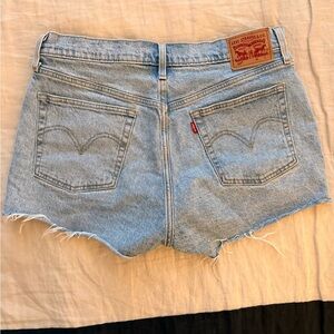 Levi's Women's Light Blue Denim Shorts
